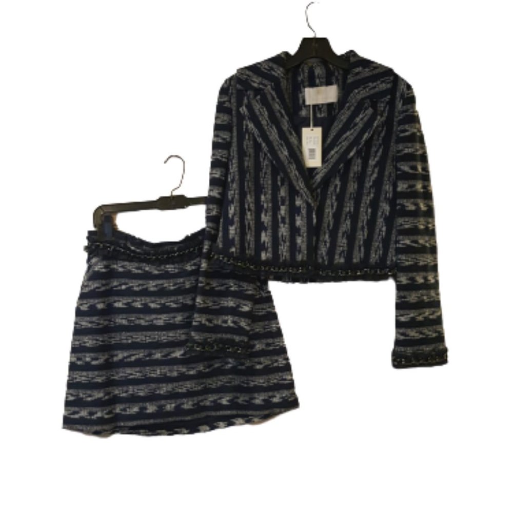 ☄Ramy Brook Blue & Silver Blazer☄ - Picture 8 of 9
